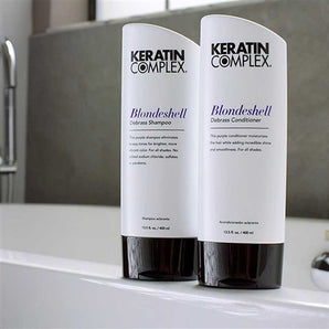 Keratin Complex Blonde Shell Shampoo & Conditioner Duo 400ml - On Line Hair Depot