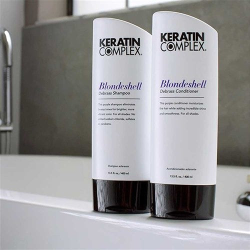 Keratin Complex Blonde Shell Shampoo & Conditioner Duo 400ml Keratin complex - On Line Hair Depot