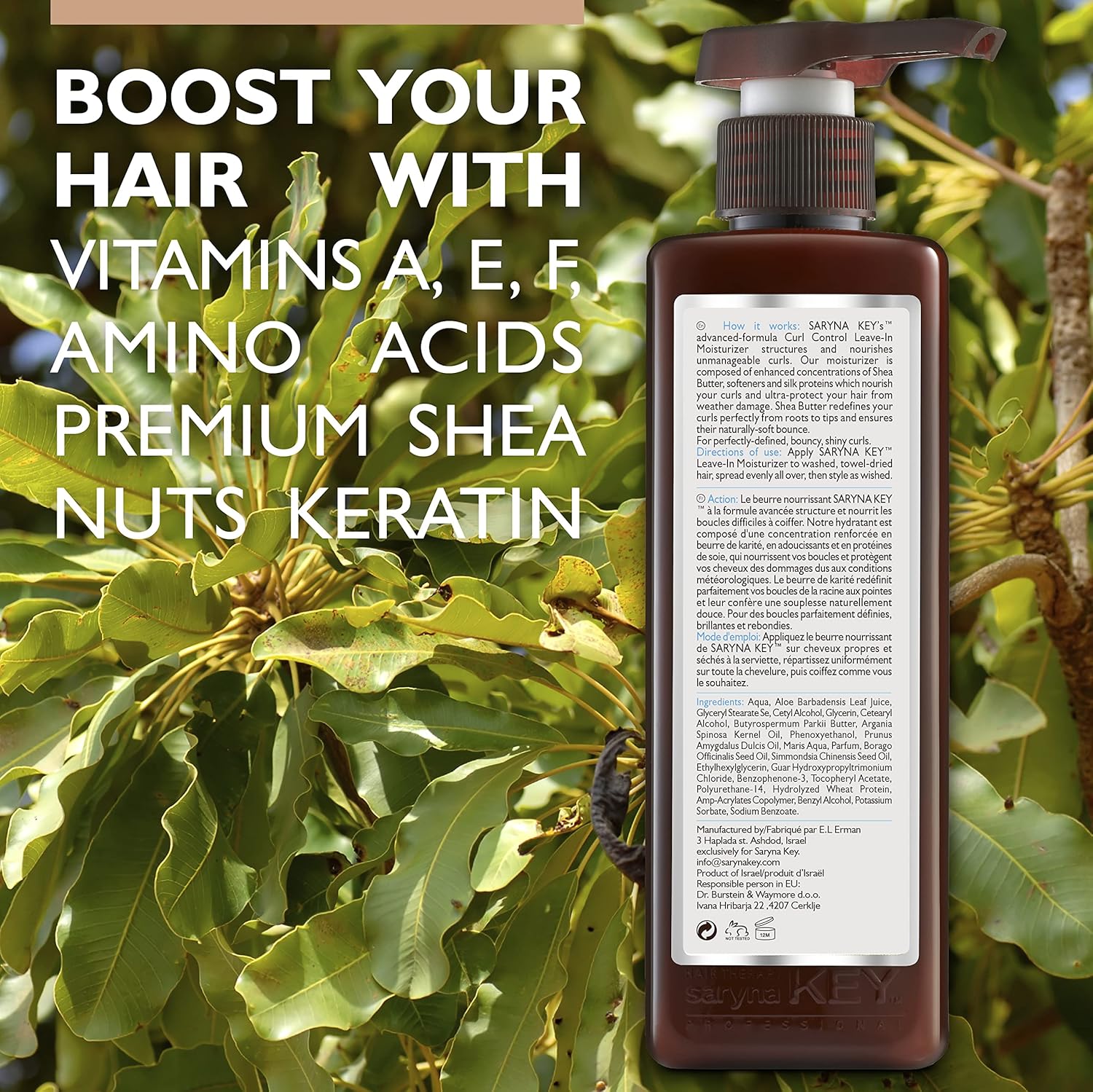 Saryna Key Curl Control Shea Leave-In Moisturizer 300ml - On Line Hair Depot