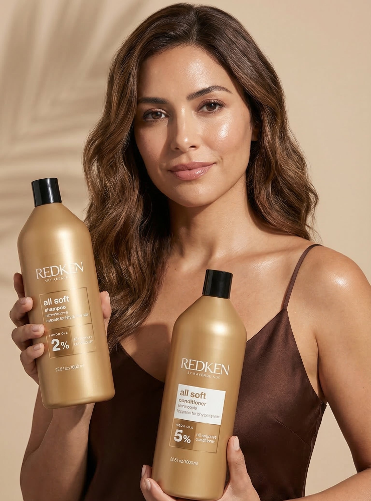 Redken All Soft Shampoo and Conditioner