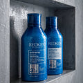 Redken Extreme Shampoo &amp; Conditioner Duo is your professional-grade repair system. Trusted by stylists worldwide, this power pair works at every level of the hair fibre to fortify, protect, and revive even the most distressed hair.