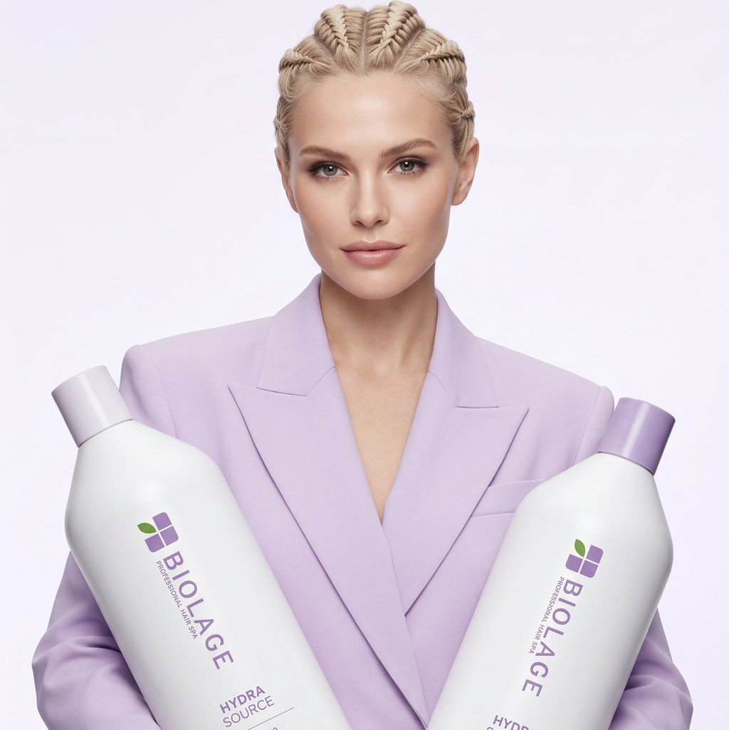 Biolage Hydrasource Shampoo & Detangling Solution Duo 1lt each - On Line Hair Depot