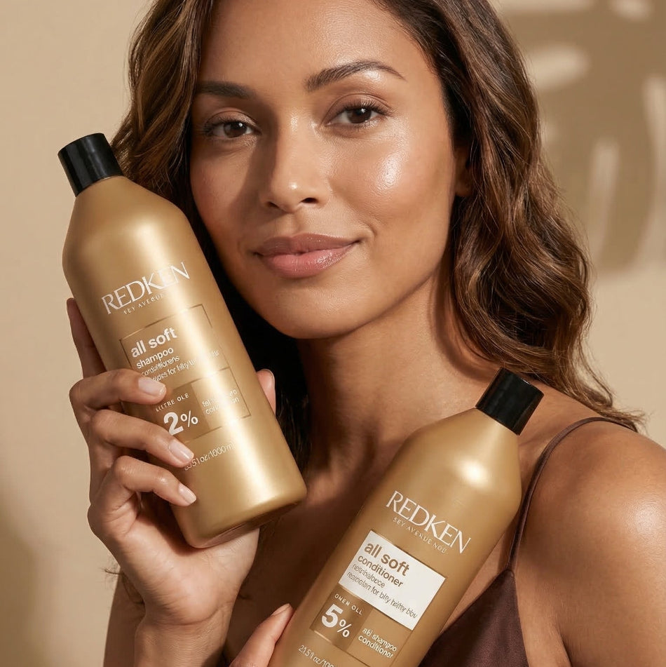 Redken All Soft Shampoo and Conditioner