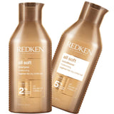 Redken All Soft Shampoo & Conditioner 300ml Duo Pack for Dry, Brittle Hair in need of Moisture Redken 5th Avenue NYC - On Line Hair Depot