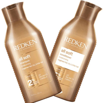Redken All Soft Shampoo & Conditioner 300ml Duo Pack Redken All Soft - On Line Hair Depot
