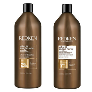 Redken All Soft Mega Curls Shampoo & Conditioner 1lt duo Redken 5th Avenue NYC - On Line Hair Depot