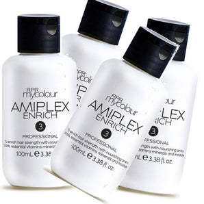RPR Amiplex Enrich No.3 Enrich Strengthening Treatment 4 x 100 ml Amiplex RPR - On Line Hair Depot