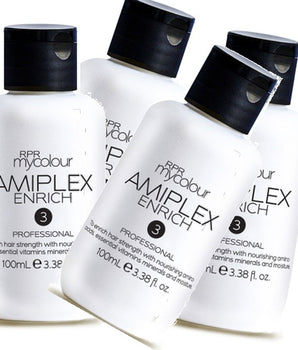 RPR Amiplex Enrich No.3 Enrich Strengthening Treatment 4 x 100 ml Amiplex RPR - On Line Hair Depot