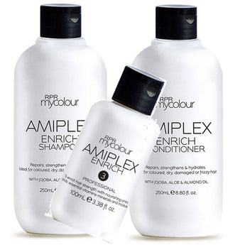 RPR Amiplex Enrich Shampoo Conditioner and Stage 3 Treatment Kit - On Line Hair Depot