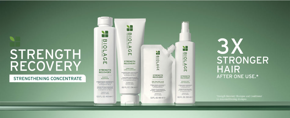 Biolage Strength Recovery Shampoo 400ml - On Line Hair Depot