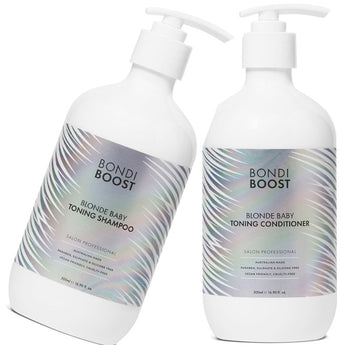 Bondi Boost Blonde Baby 500ml Duo Blonde Toning Shampoo & Conditioner Bondi Boost - On Line Hair Depot