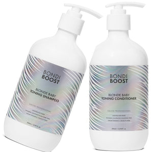 Bondi Boost Blonde Baby 500ml Duo Blonde Toning Shampoo & Conditioner Bondi Boost - On Line Hair Depot