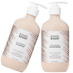 Bondi Boost Rapid Repair 500ml Duo Gently Cleanses, Nourishes, & Repairs Split Ends Bondi Boost - On Line Hair Depot