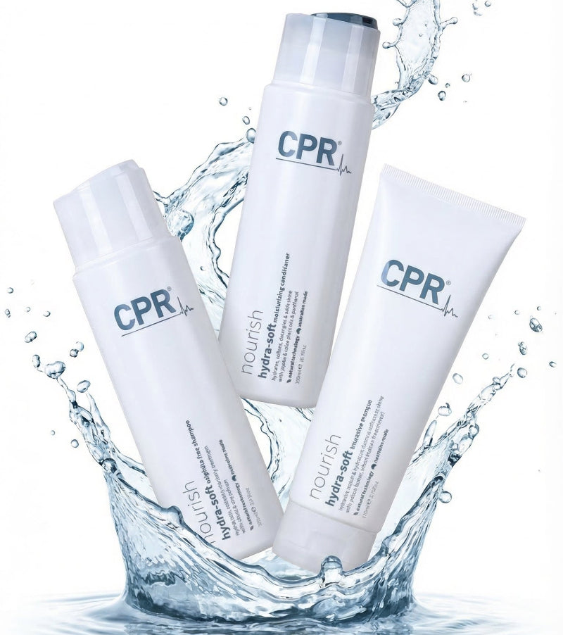 CPR Nourish Shampoo conditioner and reatmnet