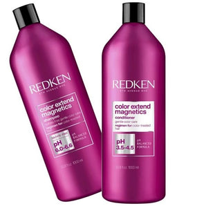Redken Color Extend Magnetics 1lt Colour Shampoo & Conditioner DUO Treated Hair Redken 5th Avenue NYC - On Line Hair Depot