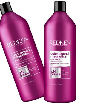 Redken Color Extend Magnetics 1lt Colour Shampoo & Conditioner DUO Treated Hair Redken 5th Avenue NYC - On Line Hair Depot