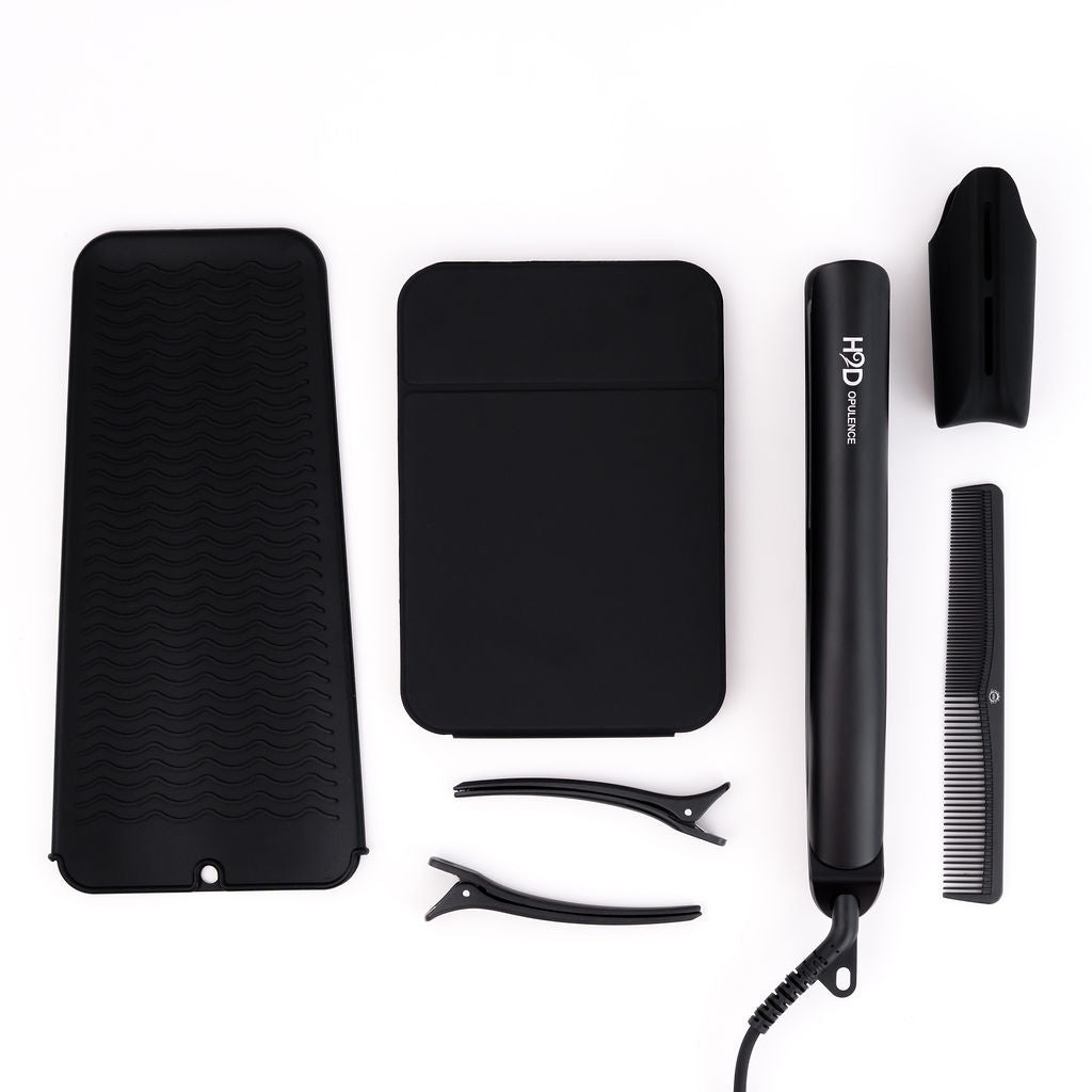 H2D Opulence Satin Black Give your hair a luxury treatment with this professional hair straightener!