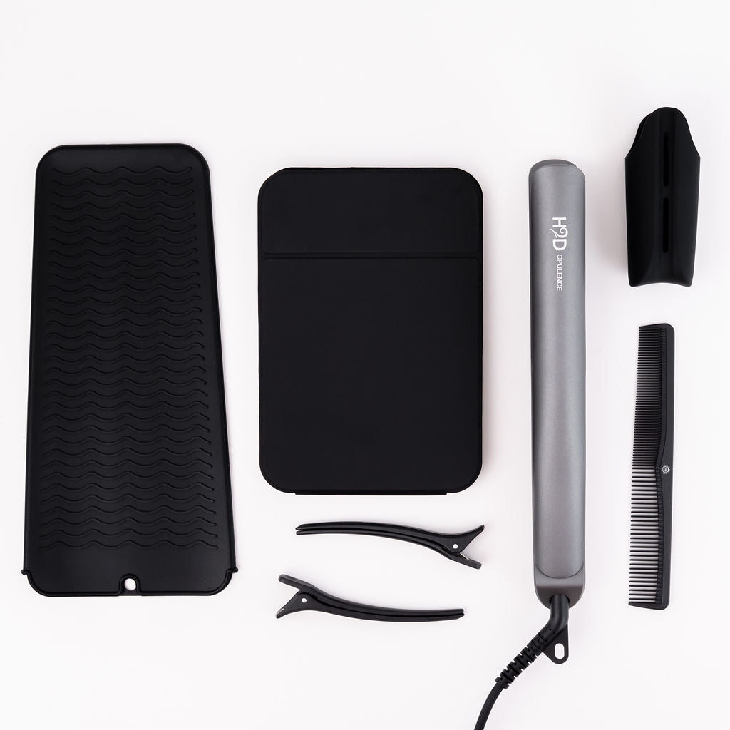 H2D Opulence Space Grey Give your hair a luxury treatment with this professional hair straightener!