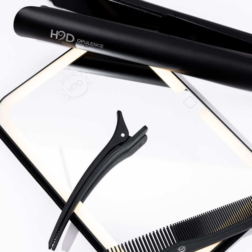H2D Opulence Satin Black Give your hair a luxury treatment with this professional hair straightener!