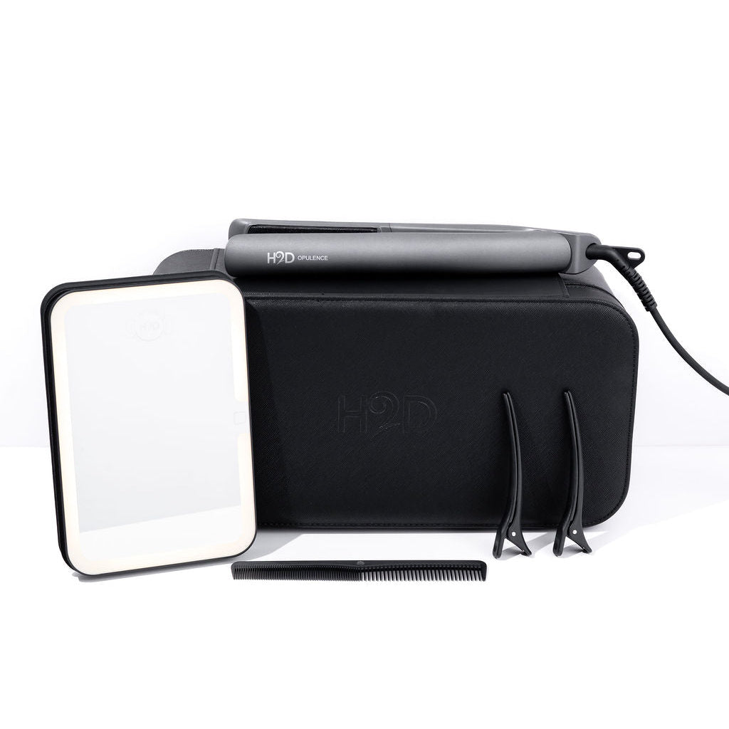 H2D Opulence Space Grey Give your hair a luxury treatment with this professional hair straightener!