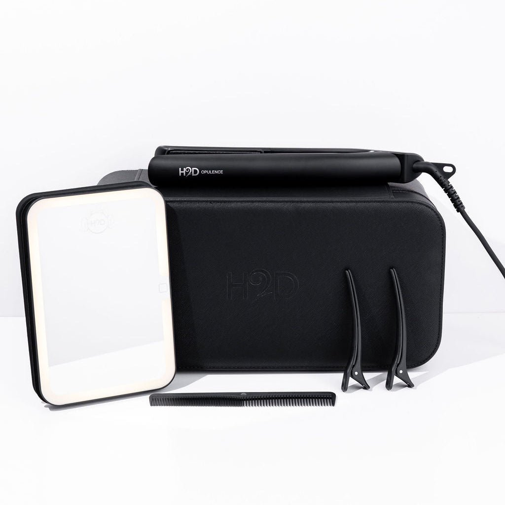 H2D Opulence Satin Black Give your hair a luxury treatment with this professional hair straightener!