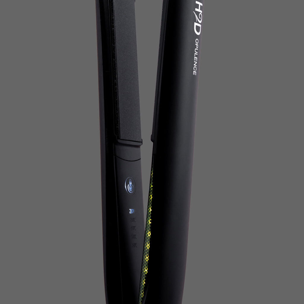H2D Opulence Satin Black Give your hair a luxury treatment with this professional hair straightener!