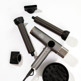 H2D Extreme Hairdryer Four In One Hair Dryer & Styler in Space Grey H2D - On Line Hair Depot