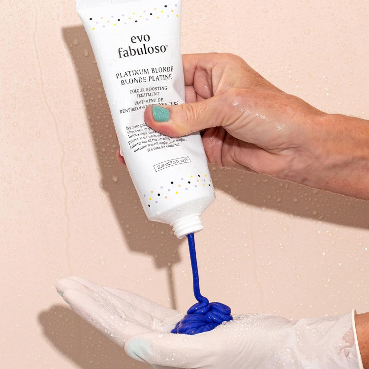 Evo Fabuloso Platinum Blonde Colour Boosting Treatment 220ml - On Line Hair Depot