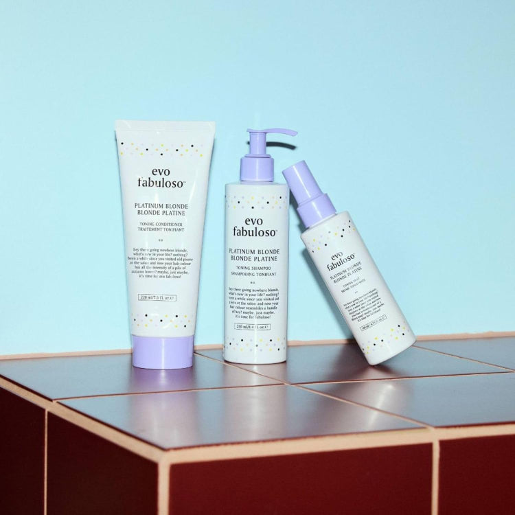 Evo Fabuloso Platinum Blonde Colour Boosting Treatment 220ml - On Line Hair Depot