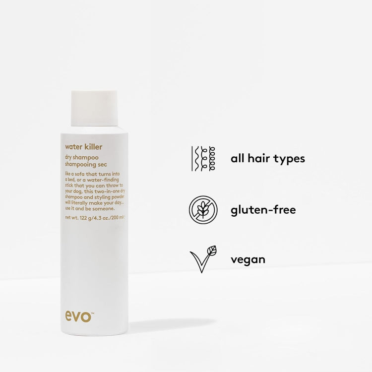 Evo Water Killer Dry Shampoo 200ml - On Line Hair Depot