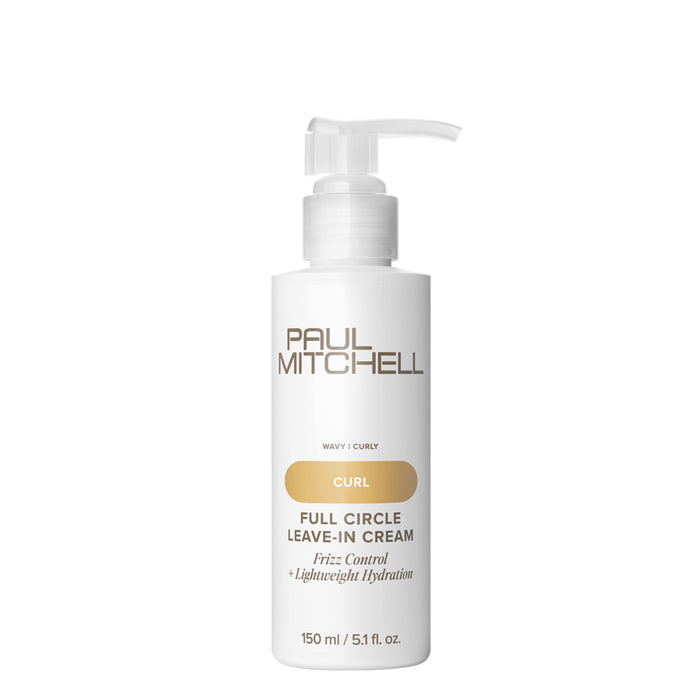 Enjoy soft, frizz-free curls with Full Circle Leave-In Treatment from Paul Mitchell. This light, yet creamy leave-in conditioner helps hydrate curls, while taming frizz without weighing it down. Protect against damage while hydrating every single curl for beautiful, professional-looking salon-quality results with each use.