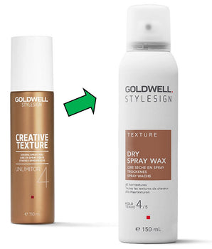 Goldwell StyleSign Texture Dry Wax Spray 150 ml Previously Unlimitor Goldwell Stylesign - On Line Hair Depot