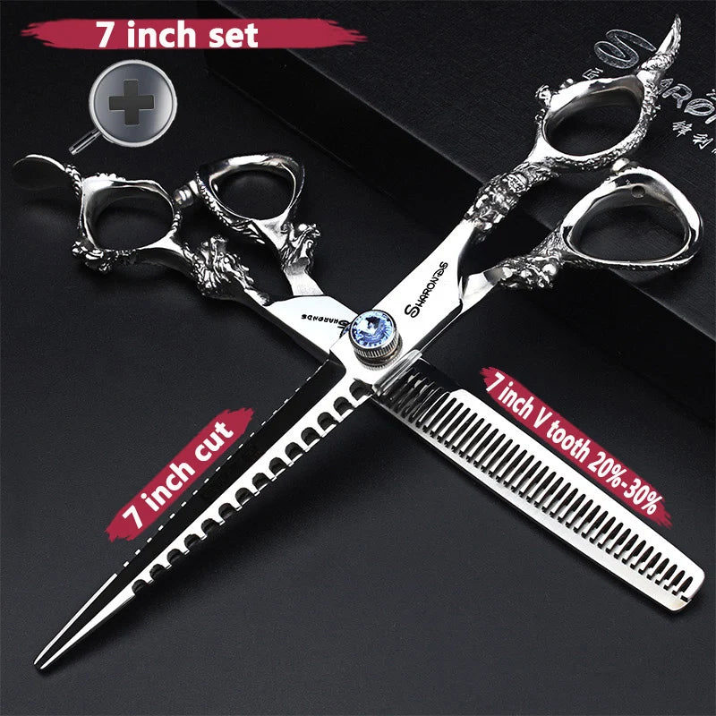 Hairdressing Scissors 5.5“ 6” 6.5“ Inch Hair Scissors Professional Barber Scissors Hairdressing Shears Thinning Styling Tool - On Line Hair Depot