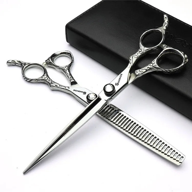 Hairdressing Scissors 5.5“ 6” 6.5“ Inch Hair Scissors Professional Barber Scissors Hairdressing Shears Thinning Styling Tool - On Line Hair Depot