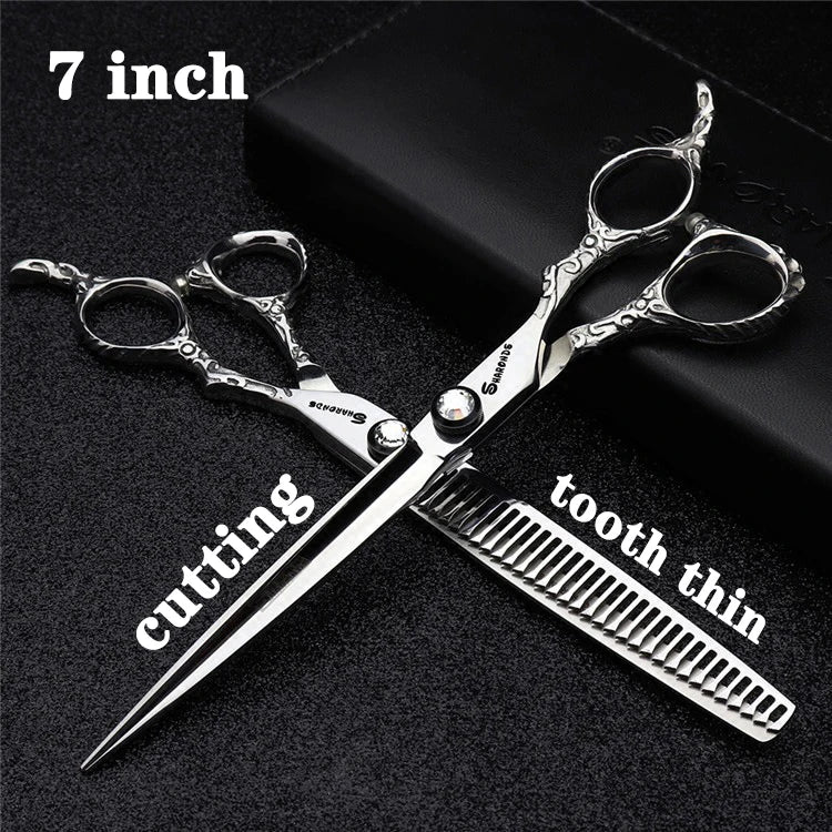 Hairdressing Scissors 5.5“ 6” 6.5“ Inch Hair Scissors Professional Barber Scissors Hairdressing Shears Thinning Styling Tool - On Line Hair Depot