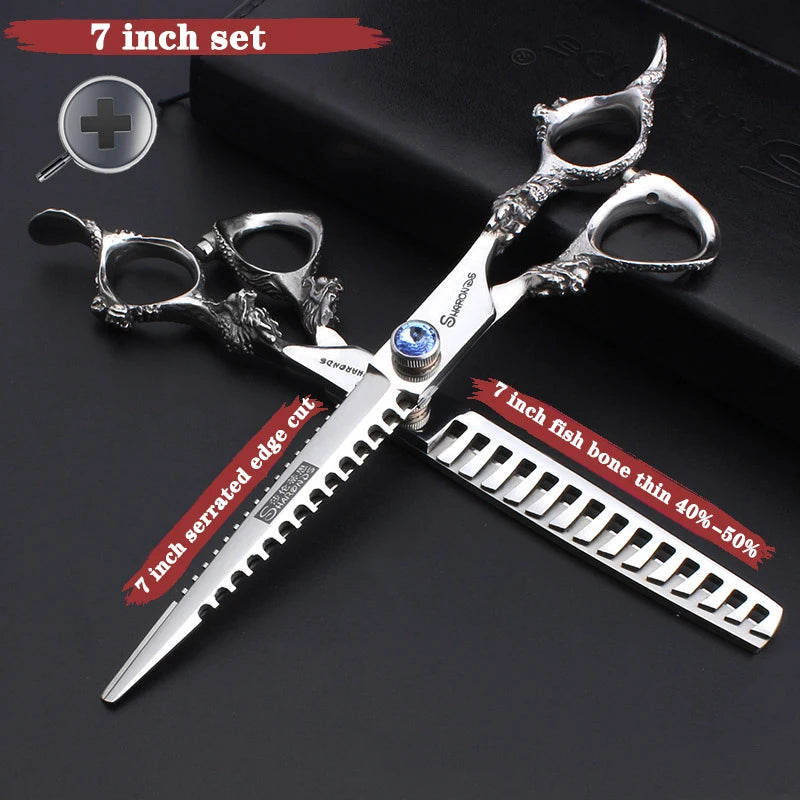Hairdressing Scissors 5.5“ 6” 6.5“ Inch Hair Scissors Professional Barber Scissors Hairdressing Shears Thinning Styling Tool - On Line Hair Depot