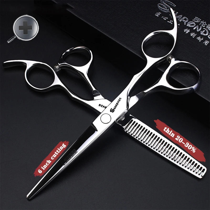 Hairdressing Scissors 5.5“ 6” 6.5“ Inch Hair Scissors Professional Barber Scissors Hairdressing Shears Thinning Styling Tool - On Line Hair Depot