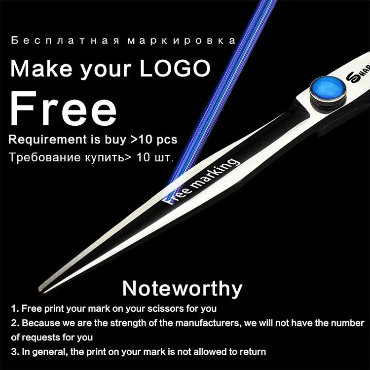 Hairdressing Scissors 5.5“ 6” 6.5“ Inch Hair Scissors Professional Barber Scissors Hairdressing Shears Thinning Styling Tool - On Line Hair Depot