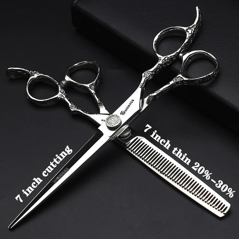 Hairdressing Scissors 5.5“ 6” 6.5“ Inch Hair Scissors Professional Barber Scissors Hairdressing Shears Thinning Styling Tool - On Line Hair Depot