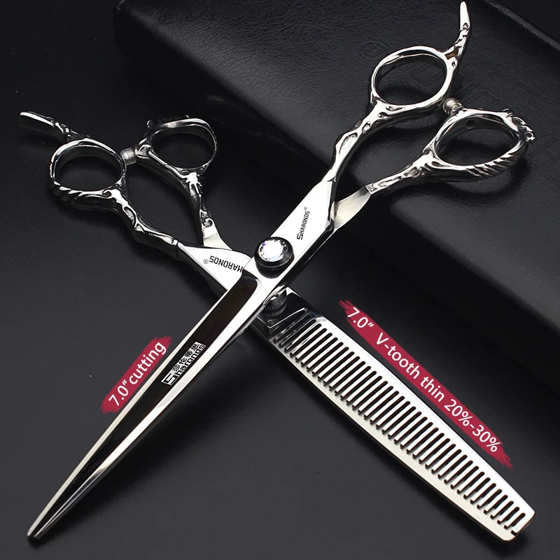 Hairdressing Scissors 5.5“ 6” 6.5“ Inch Hair Scissors Professional Barber Scissors Hairdressing Shears Thinning Styling Tool - On Line Hair Depot