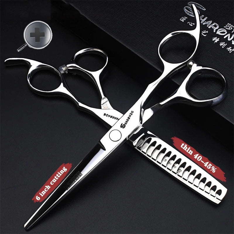 Hairdressing Scissors 5.5“ 6” 6.5“ Inch Hair Scissors Professional Barber Scissors Hairdressing Shears Thinning Styling Tool - On Line Hair Depot