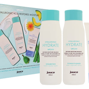 Juuce Hyaluronic Hydrate Shampoo, Conditioner and Smooth Enz Trio - On Line Hair Depot