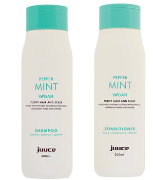 Juuce Peppermint Shampoo and Conditioner 300ml Duo Juuce Hair Care - On Line Hair Depot