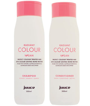Juuce Radiant Colour Shampoo and Conditioner 300ml Duo Juuce Hair Care - On Line Hair Depot