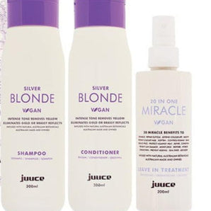 Juuce Silver Blonde Trio Juuce Hair Care - On Line Hair Depot