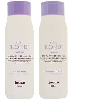 Juuce Bond Blonde Shampoo and Conditioner 300ml Duo. Juuce Hair Care - On Line Hair Depot