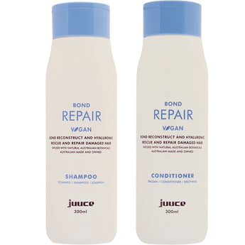 Juuce Bond Repair Bond Reconstruct, Repair Damaged Hair 300ml Duo  . - On Line Hair Depot