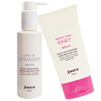 Juuce Boost Curl Kinky & Curls To Straight Duo Define D.Frizz Boost Curl Juuce Hair Care - On Line Hair Depot