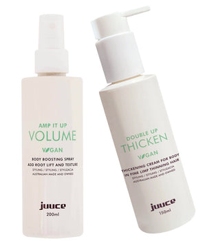 Juuce Double up Thicken & Amp it Up Volume Combo Body Volumise Strengthen Juuce Hair Care - On Line Hair Depot