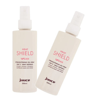 Juuce Heat Shield protection 200c + Heat defence Smooth Straight 200ml x 2 Duo Juuce Hair Care - On Line Hair Depot